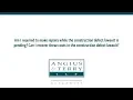 Am I required to make repairs while the construction defect lawsuit is pending Can I recover
