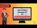 C syntax Detailed explanation of Hello World Lecture 2 The Hustlers