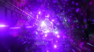 Download Neon Lights Triangle  Tunnel and Romantic Abstract Glow Particles 4K Moving Wallpaper Backgroun MP3