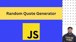 Build a Random Quote Generator using HTML CSS and Vanilla JavaScript
