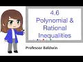 Polynomial Inequalities and Rational Inequalities