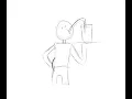 Belly stuffing animation 1