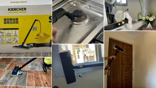 كارثه جهاز التنظيف بالبخار كارتشر الاكثر مبيعا  جربته علي كل حاجه    دندنها