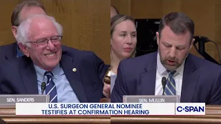 Sen Mullin R-OK to Sen Sanders I-VT I don t care about your opinion