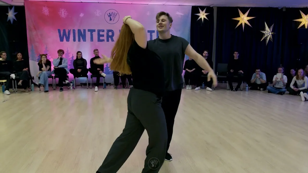 Michael Kuss & Nina Winkler - 3rd place Strictly Open Finals - Winter White 2025
