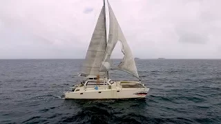 Sail off anchor on a catamaran | Livin La Vida Broka