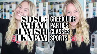 WHAT I WISH I KNEW BEFORE GOING TO SDSU GREEK LIFE PARTIES SPORTS CLASSES
