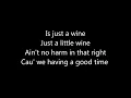 Patrice Roberts - A Little Wine (Lyrics Video)