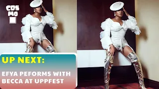 efya amazing performance at the first uppfest in africa
