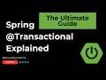 Spring Transactional Deep Dive Spring Boot Spring Data JPA