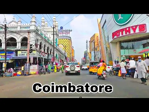 Download MP3 Coimbatore Oppanakara Street Travel Video / Tamilnadu - India/ MG Travel