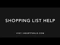 iHeartPublix Shopping List