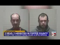 Two men arrested after man woman found murdered in Coffee County