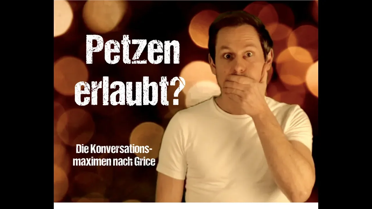 Sprache - wie es richtig geht: Die Konversationsmaximen nach Grice