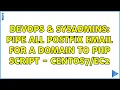 DevOps SysAdmins Pipe all Postfix email for a domain to PHP script -