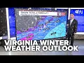 How much snow will Virginia get Full Winter Weather Outlook from Meteorologist George Flickinger