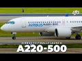 Lagu Airbus lanceert A220 500