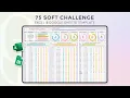75 Soft Challenge Tracker - Excel Google Sheets Template