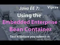 35 - Using the Embedded Enterprise Bean Container