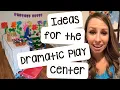Ideas for the Dramatic Play Center for Preschool Pre-k and Kindergarten