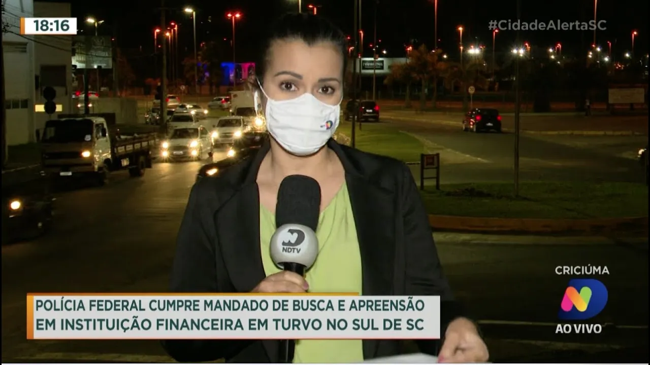Polícia Federa cumpre mandado de busca e apreensão em instituição financeira no Sul de SC