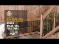 How-to Install Round Balusters for Stair Railings Nuvo Iron