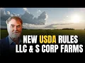 New USDA Pass-Through Rules for Farmers LLC S Corp Payment Limits FSA 902 Updates