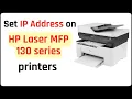 Download Lagu How to set IP Address on HP Laser 130 MFP series printers