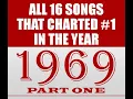 All 16 Songs That Charted in 1969 Part 1 of 2 - see listing in comments