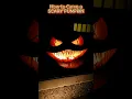How to Carve a SUPER SCARY Pumpkin