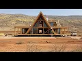 Lagu This American is building a triangular wooden house in a deserted place! A house construction!