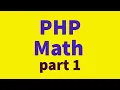 PHP Math Part 1