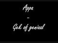 Download Lagu Appa - Gek of geniaal