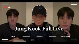 250714 JungKook Weverse Live English Subtitles  250714 JungKook Weverse Live English Subtitles