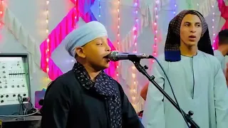 في الب عد لوعتي وماحيلتي والعجز غاية قوتي المنشد الصغير عبدالرحمن مكي حفلة القوصية 4 