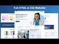 How to Create a Responsive Medical Website Using HTML and CSS Step-by-Step Tutorial