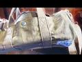 Compact Crossbody Bag - Canvas Shoulder Bag Travel Organizer