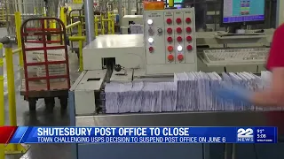Shutesbury challenges USPS over post office suspension