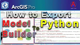 ArcGIS Pro How to export model builder to python script By JastGIS