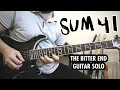 Download Lagu Sum 41 - The Bitter End (Guitar Solo Cover, with Tabs)
