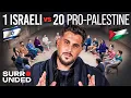 1 Israeli vs 20 Pro-Palestine Activists ft Rudy Rochman Surrounded