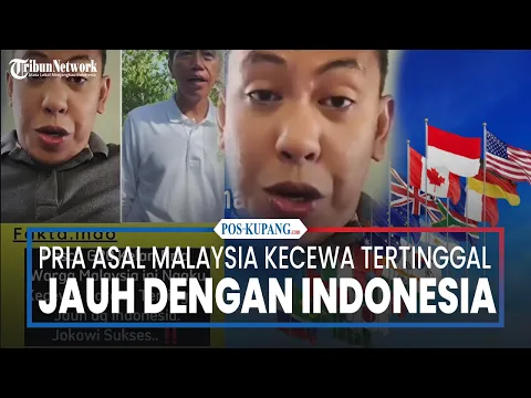 Download MP3 Video Tik Tok Pasca G20, Pria Warga Malaysia Ngaku Kecewa Karena Tertinggal Jauh Dengan Indonesia.