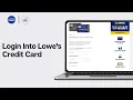 How To Login Into Lowe s Credit Card Account 2024 Lowe s Credit Card Tutorial