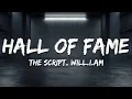 Lagu The Script - Hall Of Fame (Lyrics) ft. will.i.am