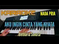 Download Lagu KARAOKE NOSTALGIA || AKU INGIN CINTA YANG NYATA / NADA PRIA