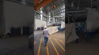 Another shell plate #aluminiumfabrication #welding #performanceboats #boatbuild #sailingboat