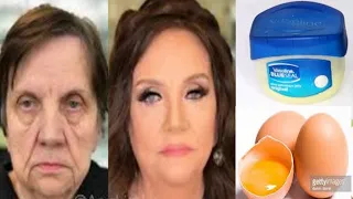 62 years lady use okro she look 18  strong home botox
