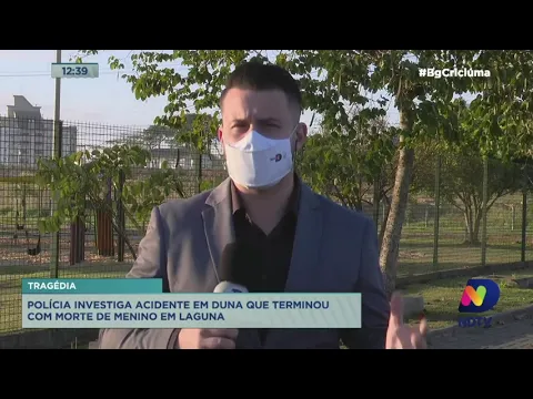 Polícia investiga acidente em duna que terminou com morte de menino em Laguna