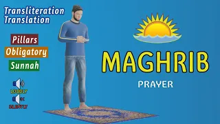 How to Pray Maghrib step by step subtitle