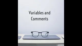 Comments and Variables in Python Python Programming Tutorials for Beginners
